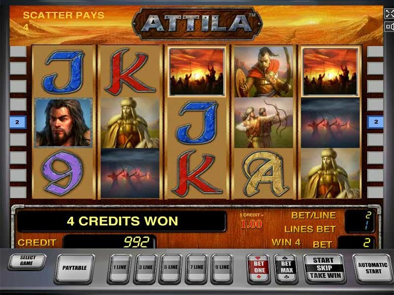 Attila – the best Video Slot with 5 reels