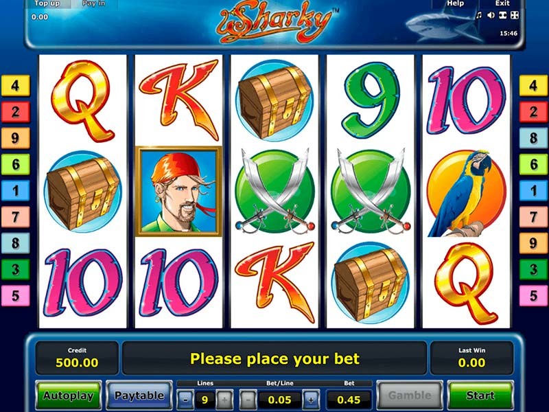 Sharky – the best Video Slot with 5 reels