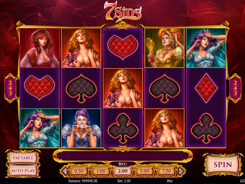 7 Sins – the best Video Slot with 5 reels