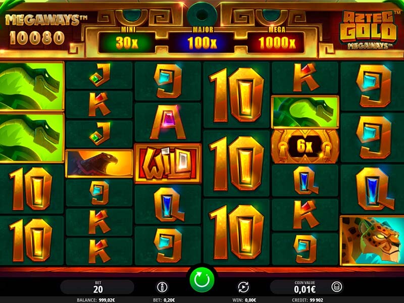 Aztec Gold – the best Video Slot with 6 reels