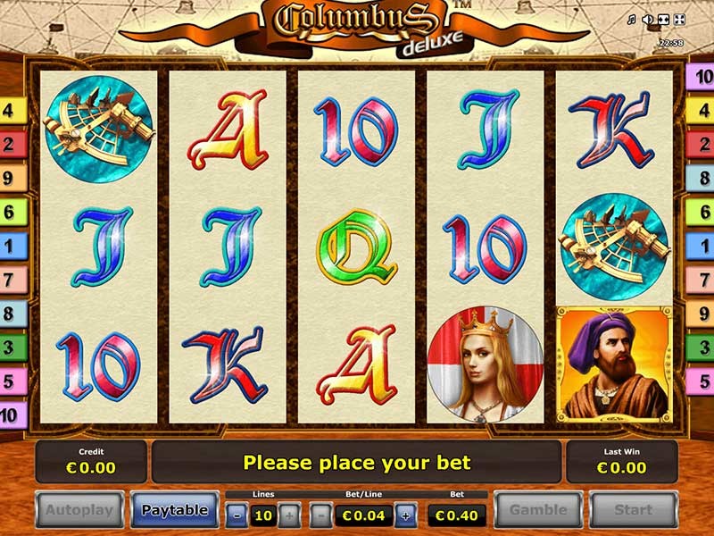 Columbus Deluxe – the best Video Slot with 5 reels