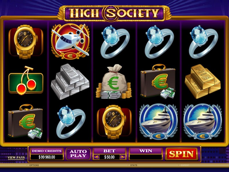 High Society – the best Video Slot with 5 reels