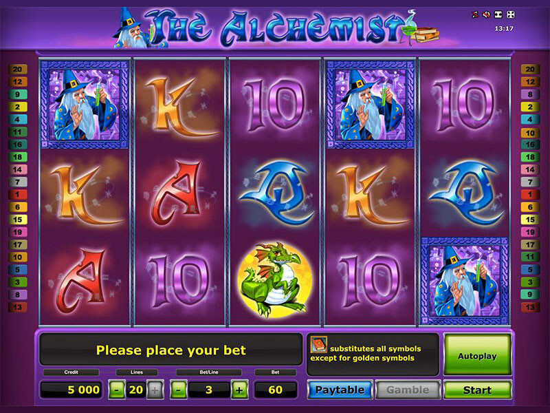 Alchemist – the best Video Slot with 5 reels