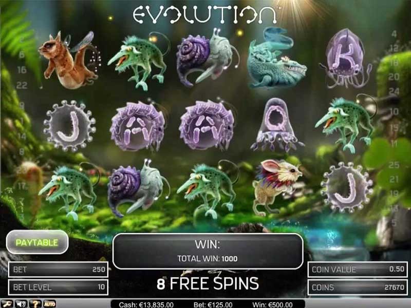 Evolution – the best 3d Slot with 5 reels