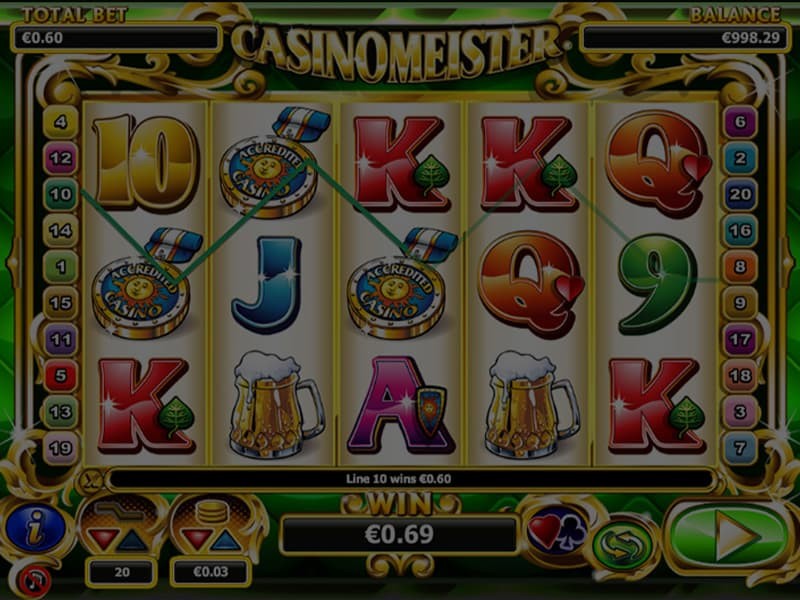 Casinomeister – the best Video Slot with 5 reels