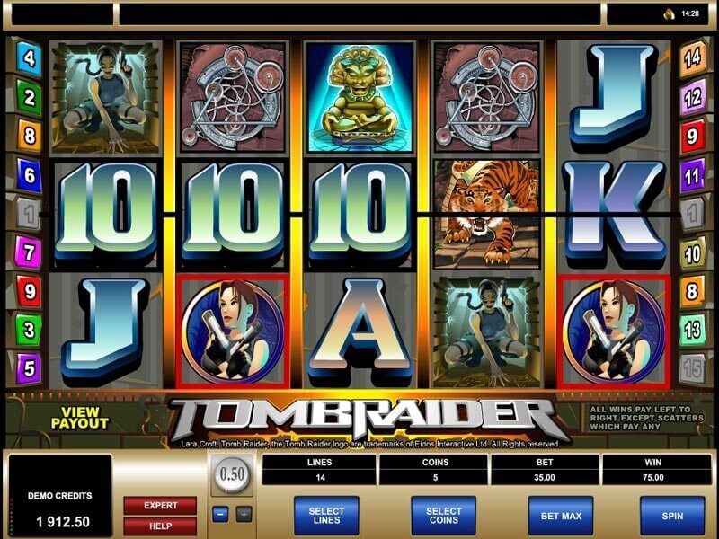 Tomb Raider – the best Video Slot with 5 reels