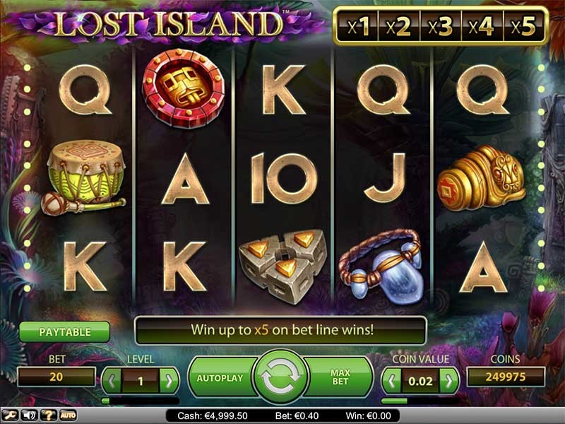 Lost Island – the best Video Slot with 5 reels