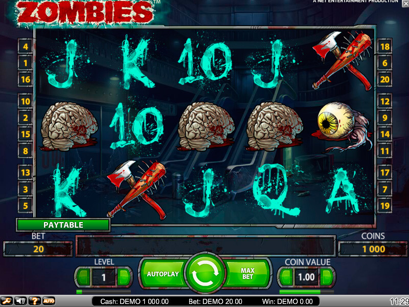 Zombies – the best Video Slot with 5 reels