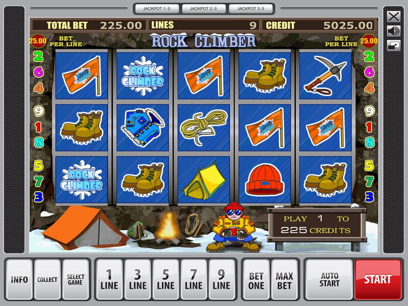 Rock Climber – the best Video Slot with 5 reels