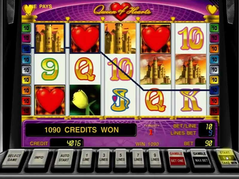 Queen Of Hearts – the best Video Slot with 5 reels