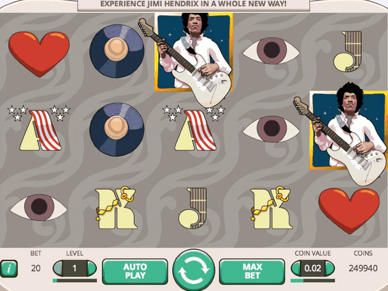 Jimi Hendrix – the best Video Slot with 5 reels