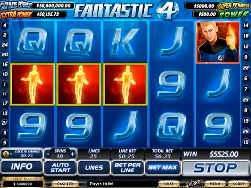 Fantastic Four – the best Progressive Slot with 5 reels