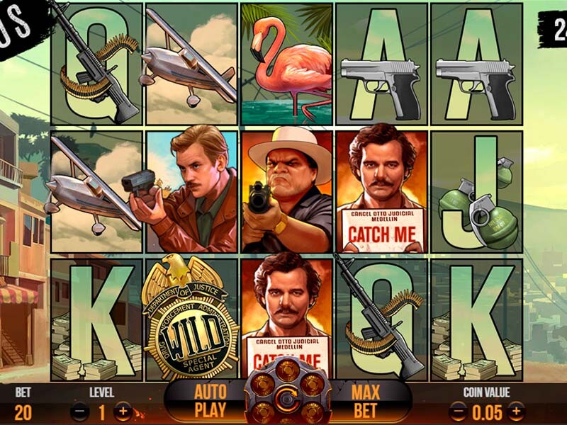 Narcos – the best Video Slot with 5 reels